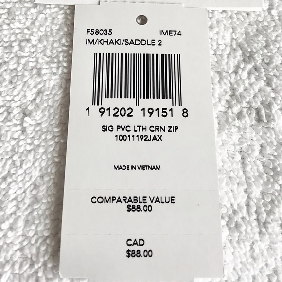 Coach Corner Zip Wristlet - Picture 6 of 6